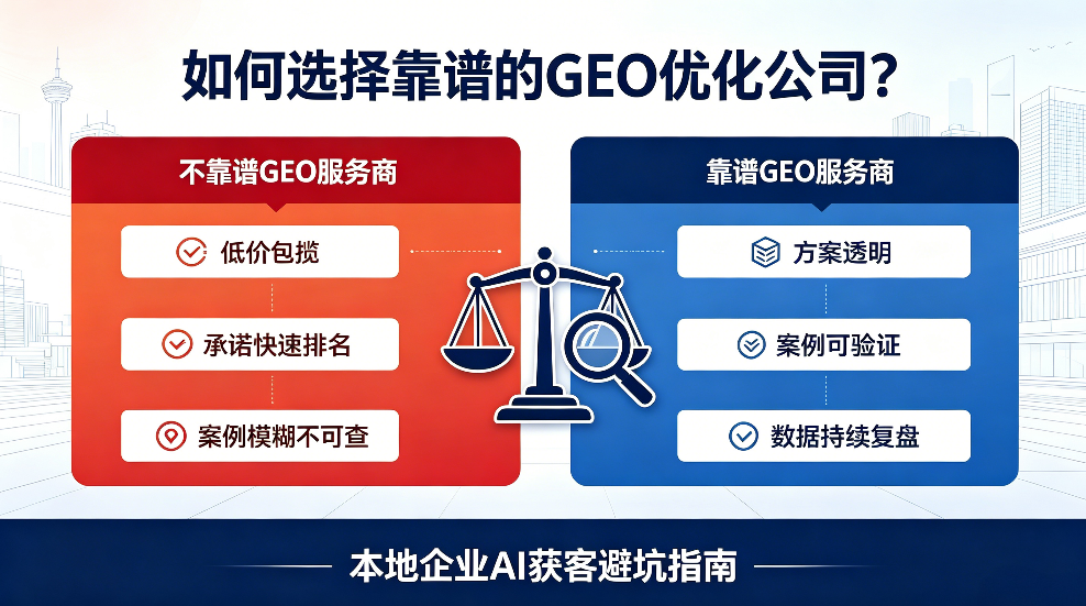 北票如何选择靠谱的GEO优化公司？本地企业AI获客避坑指南